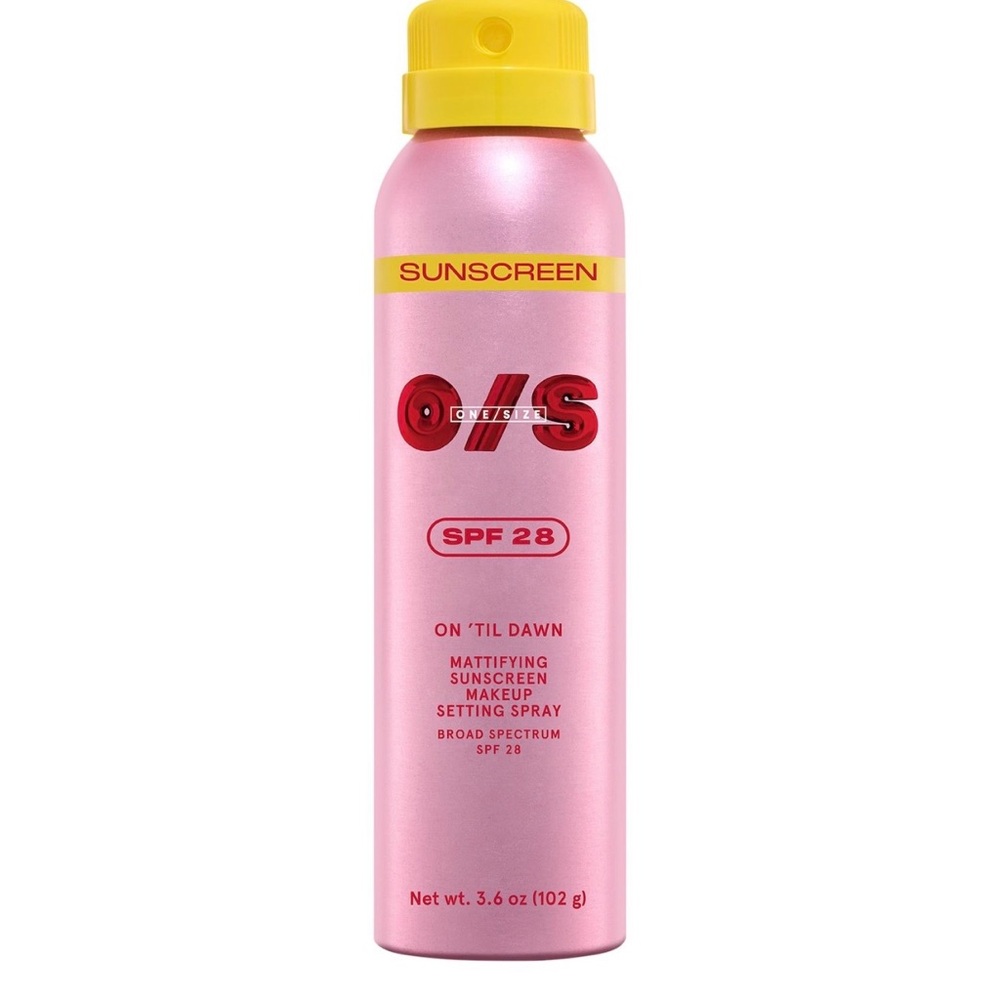 ONE/SIZE On ’Til Dawn Mattifying Sunscreen Makeup Setting Spray SPF 28